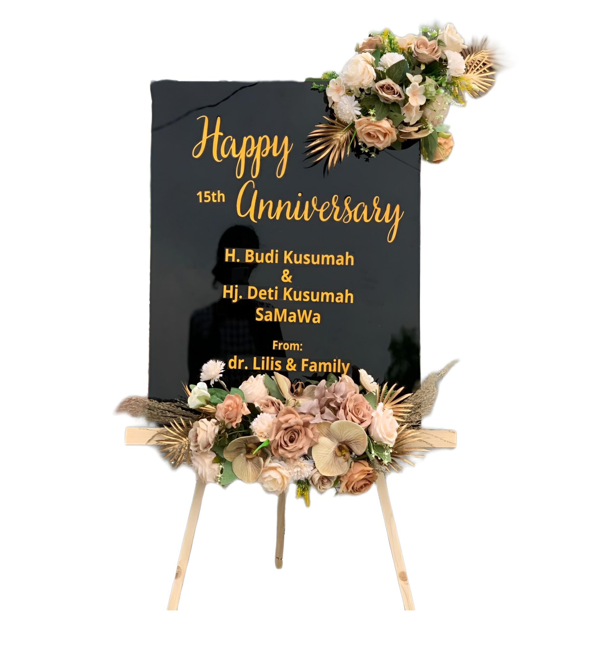 Papan Bunga Akrilik Cikeusik